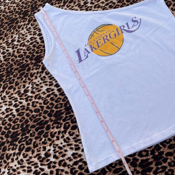 2000s Lakers girls one shoulder crop top - Picture 6 of 8